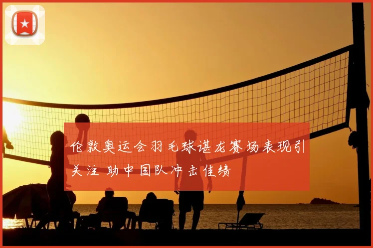 伦敦奥运会羽毛球谌龙赛场表现引关注 助中国队冲击佳绩